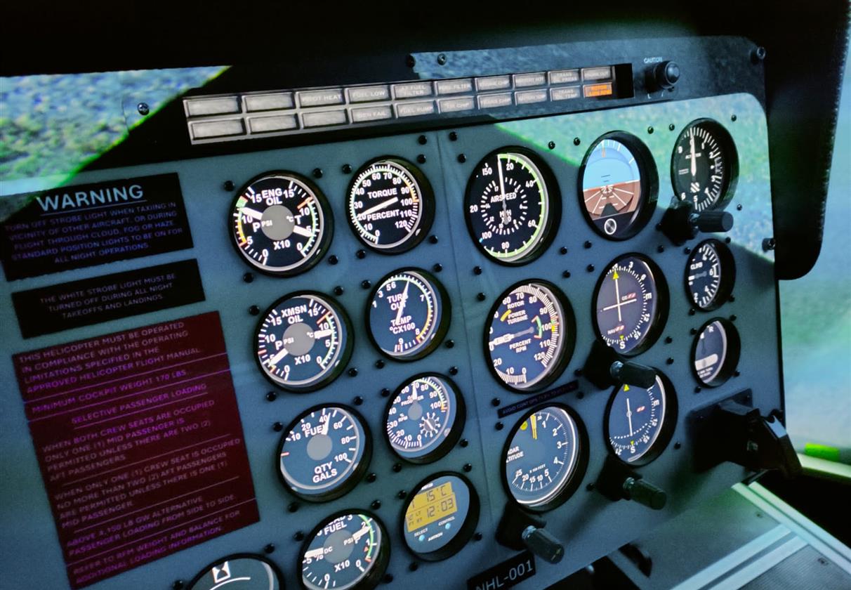 Advanced Helicopter Flight Simulator Experience